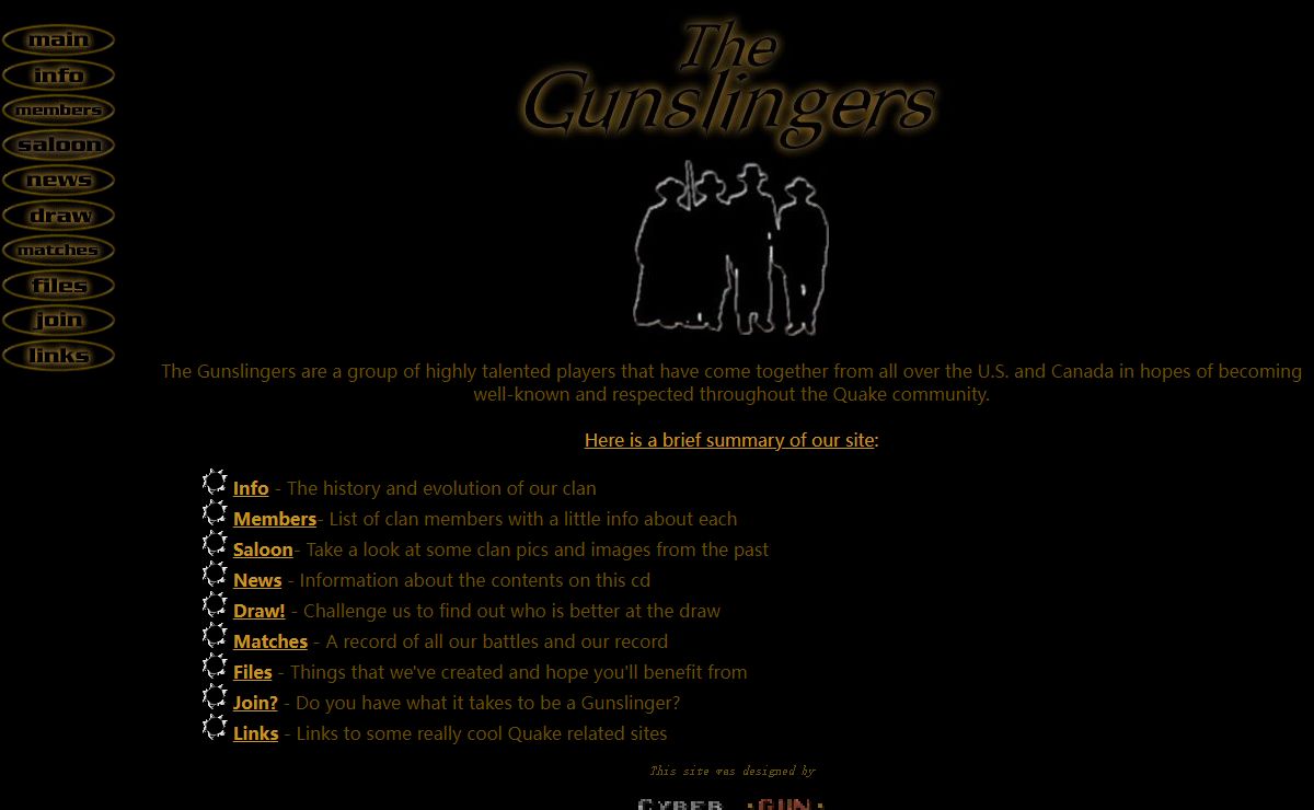 The Gunslingers Quake Clan Page