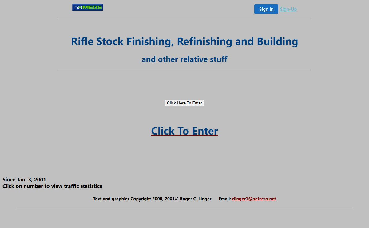 Gunstocks, rifle stocks, stockmaking, glass & pillar bedding.