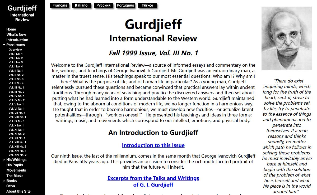 Gurdjieff International Review