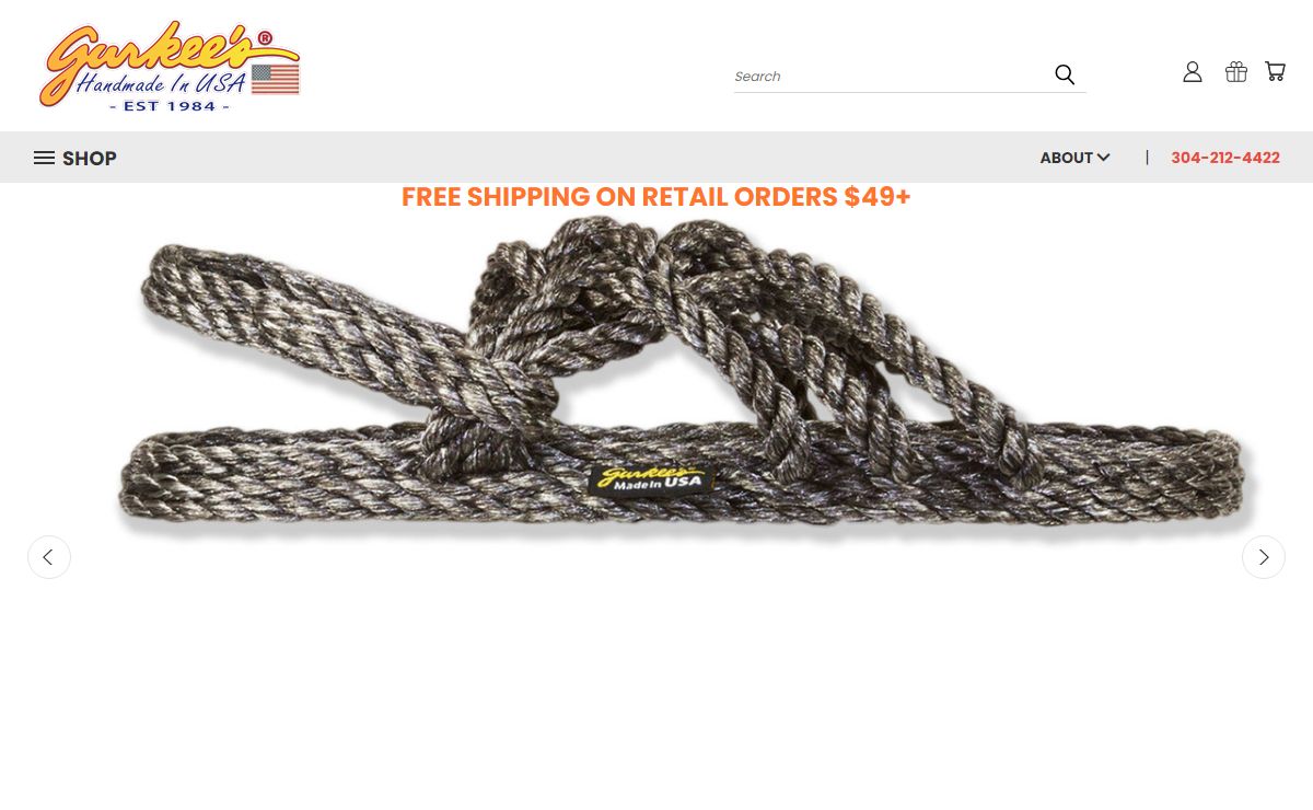 Official Gurkee's® Rope Sandals Web Site - Made in USA