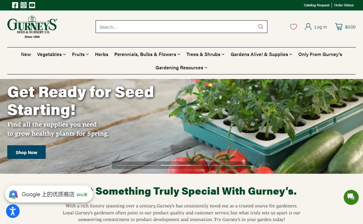 Gurney's - America's Most Complete Seed and Nursery