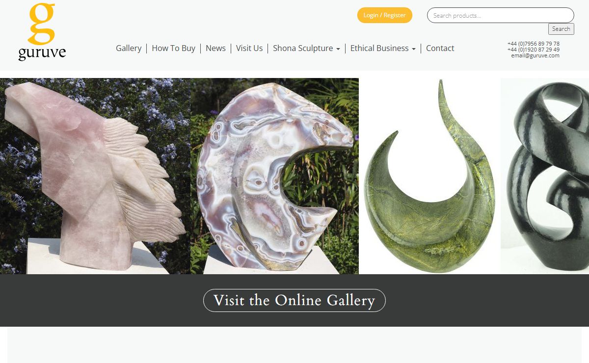 Guruve - specialists in Shona sculpture from Zimbabwe