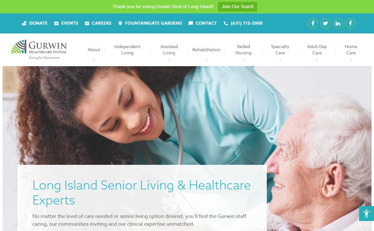 Gurwin Healthcare | Long Island Senior Living Retirement Community