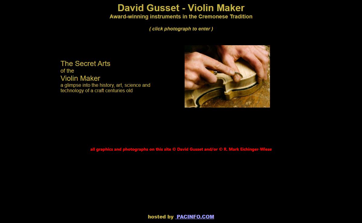 David Gusset - Violin Maker