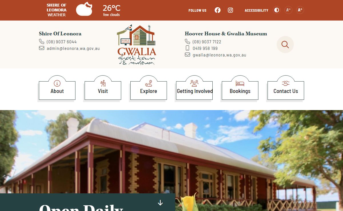 Home » Gwalia Ghost Town & Museum