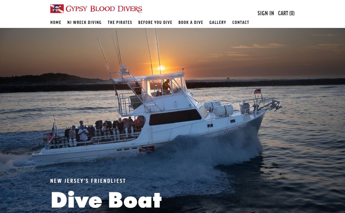 Gypsy Blood Divers - Scuba Dive Boat