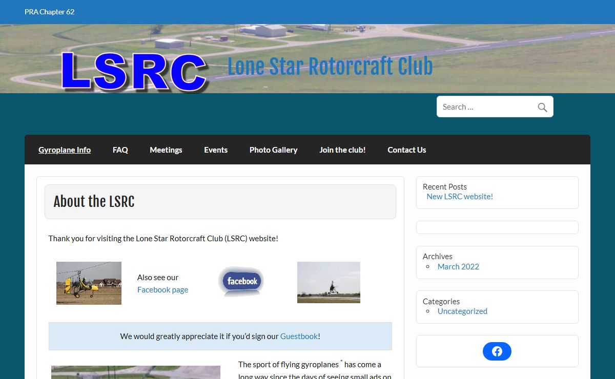 Lone Star Rotorcraft Club – PRA 62 (South-East Texas)
