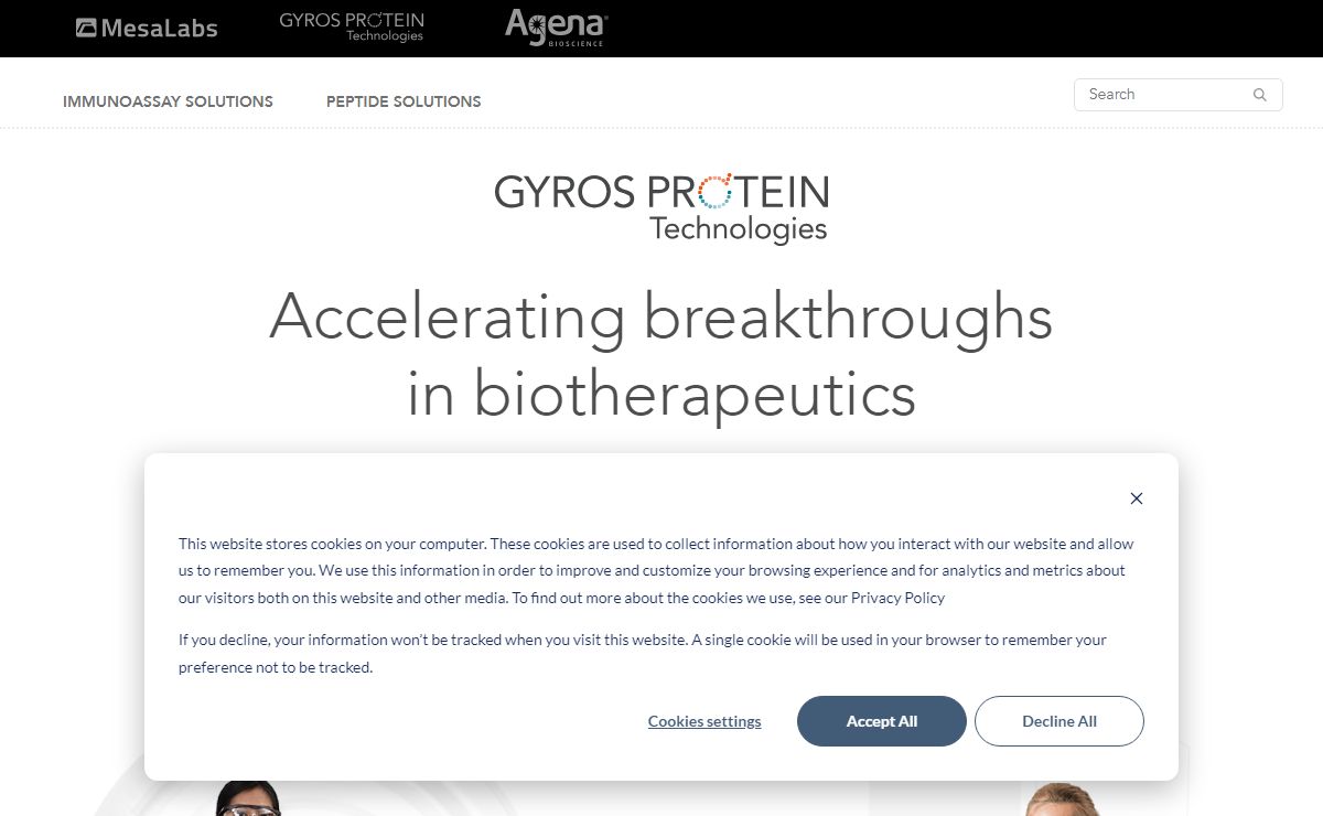 Home | Peptide Synthesis & Bioanalysis | Gyros Protein Technologies