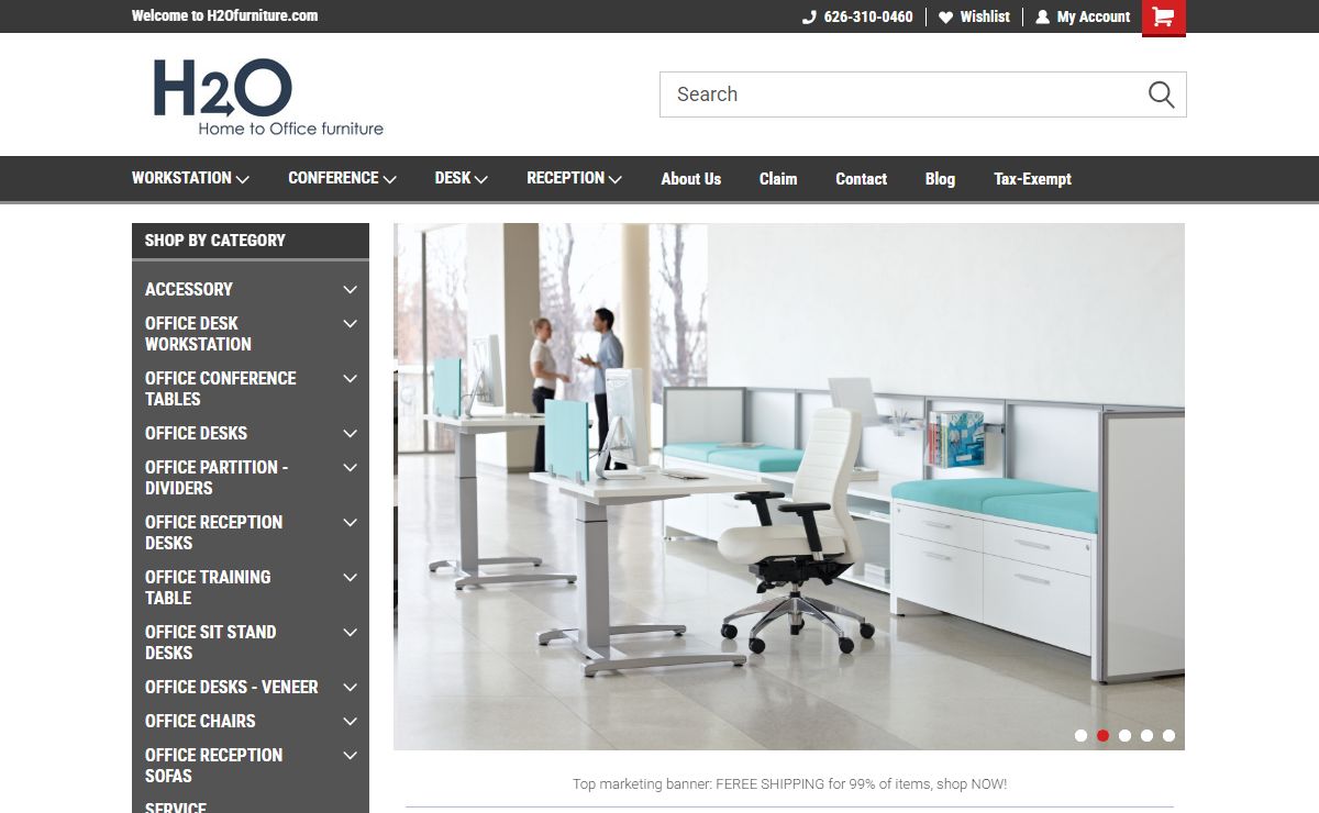 Transform Your Space: Modern Office and Home Office Furniture | H2O Furniture
