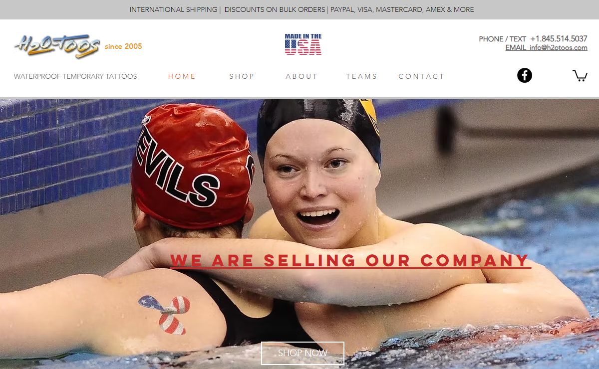 Waterproof Temporary Tattoos | H2OTOOS.com
