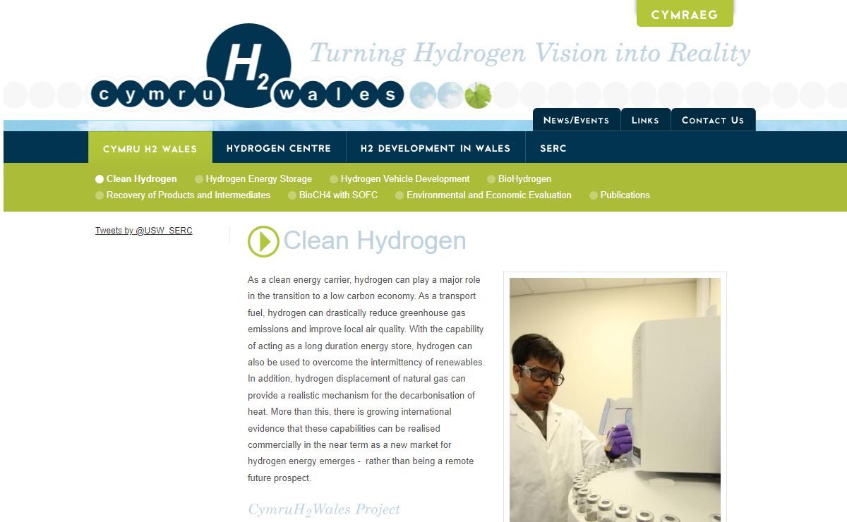 H2 Wales - Renewable Hydrogen Research and Development Centre | Clean Hydrogen