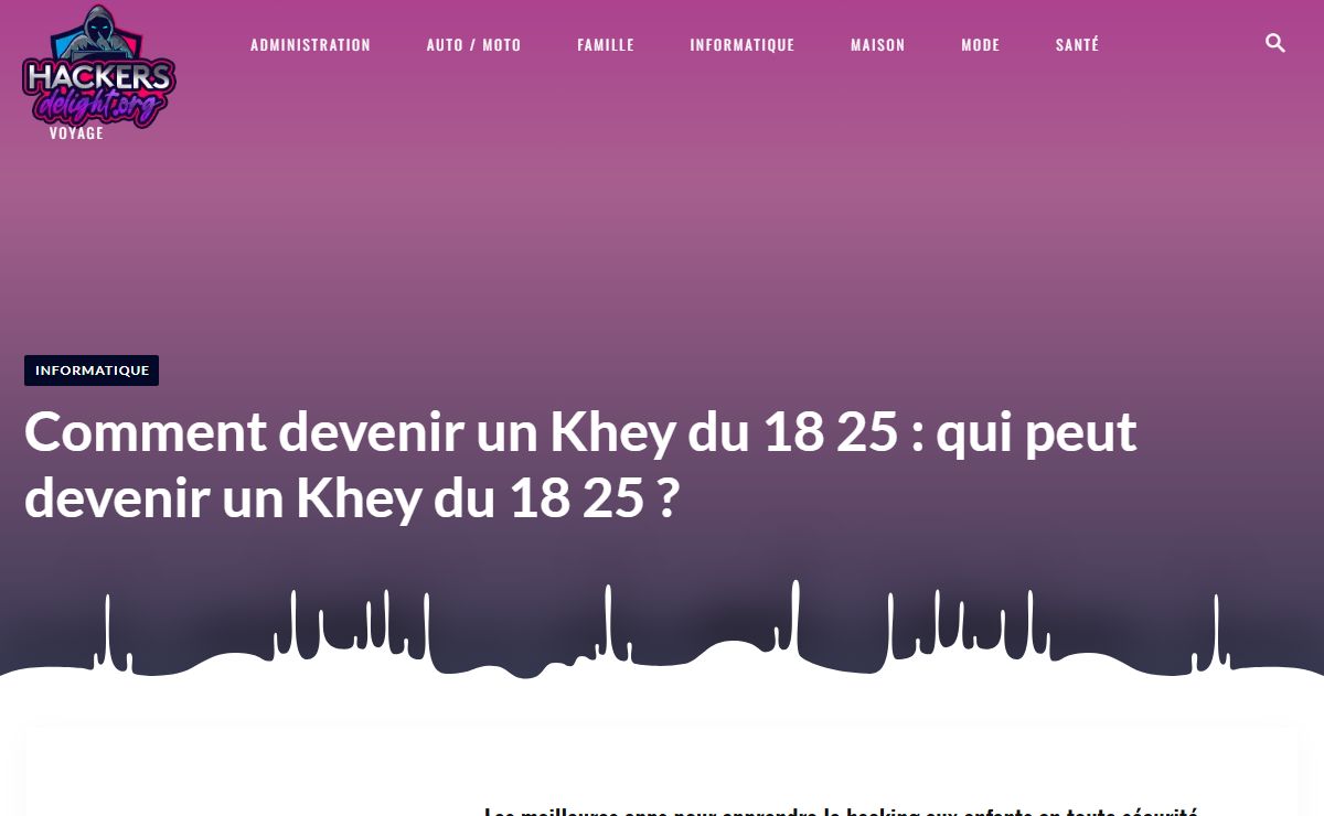 HackersDeLight.org - Découvrez nos univers Geek