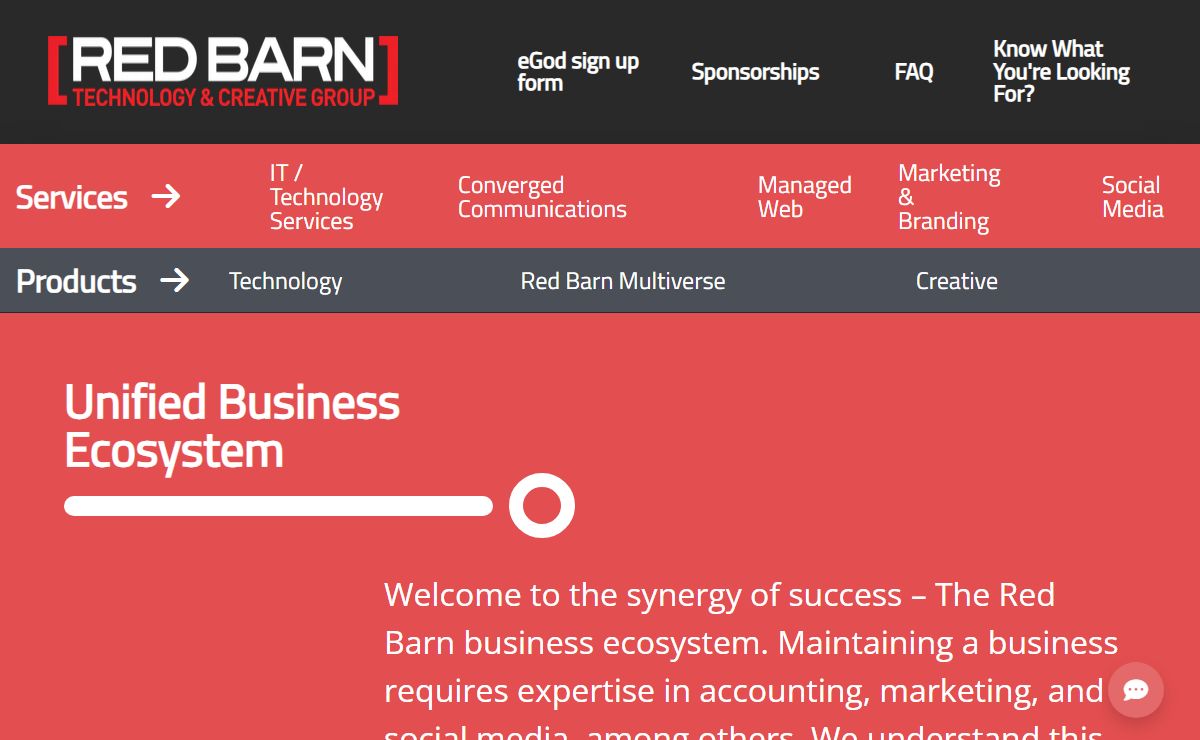 Red Barn Business Ecosystem.