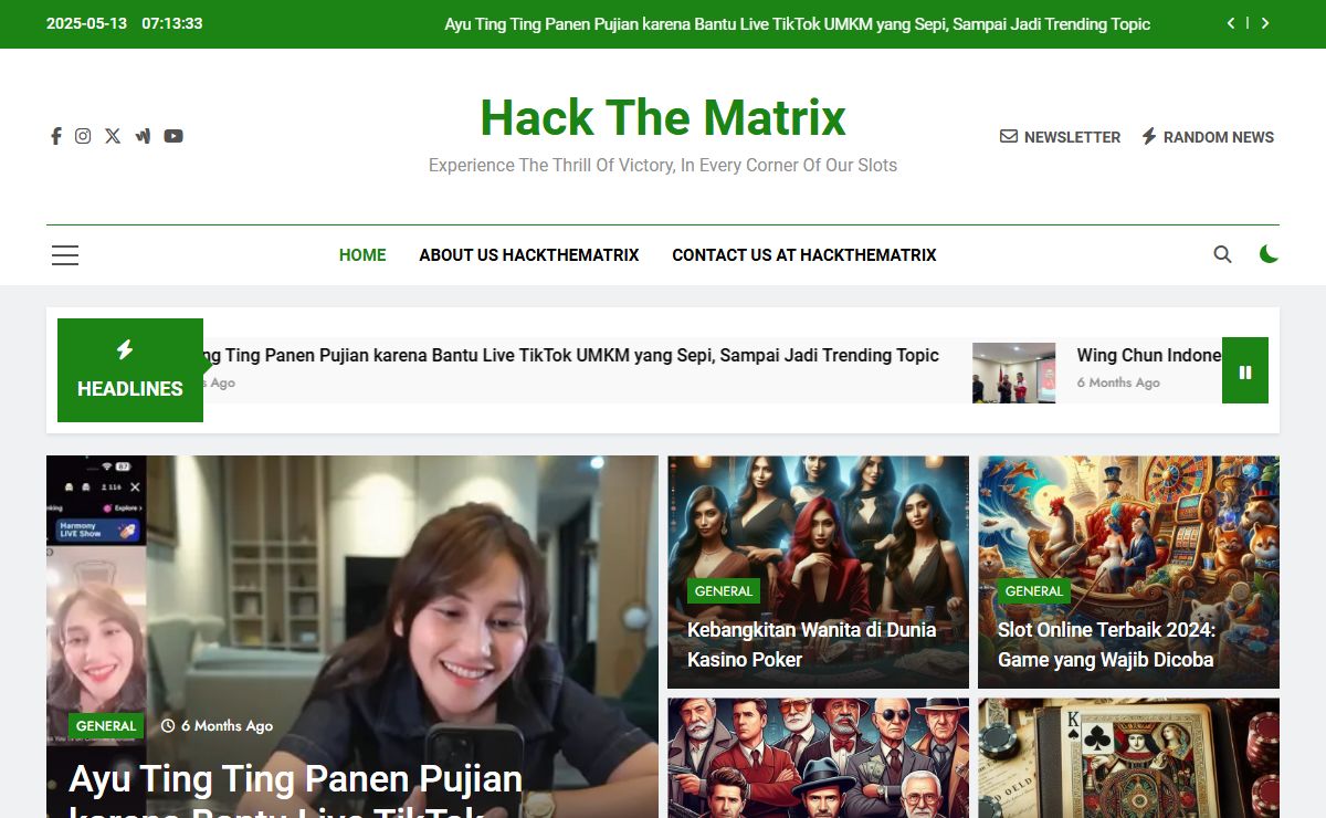 Hack The Matrix - Experience the Thrill of Victory, In Every Corner of Our Slots