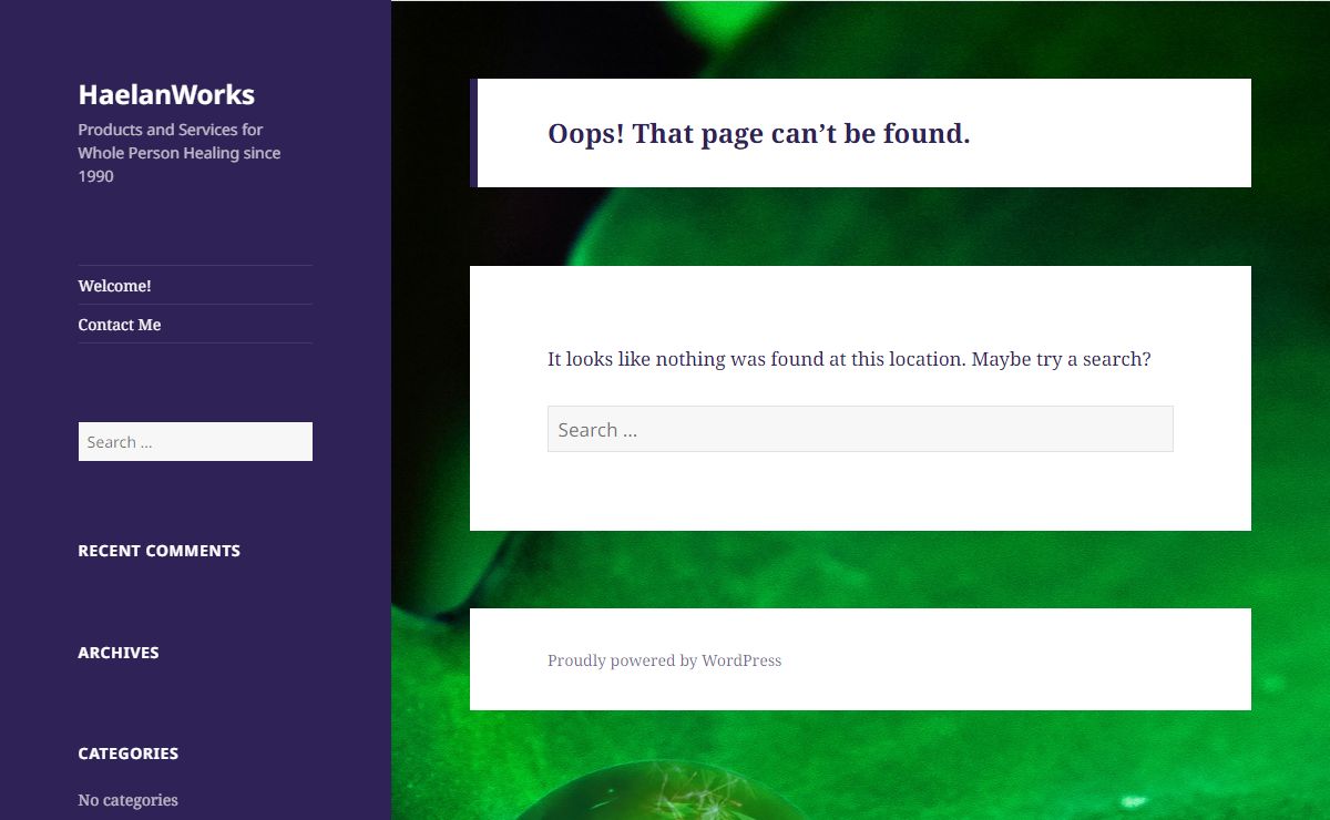Page not found – HaelanWorks