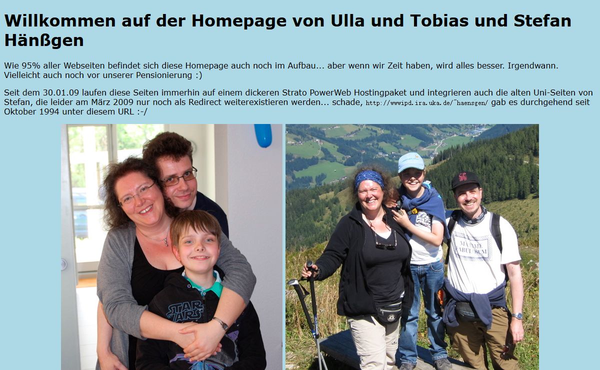 Herzlich willkommen bei www.haenssgen.de!