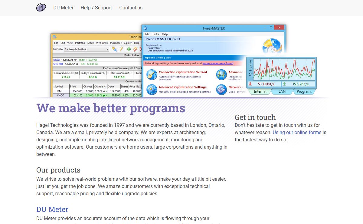 Hagel Technologies: intelligent network management, monitoring and optimization software
