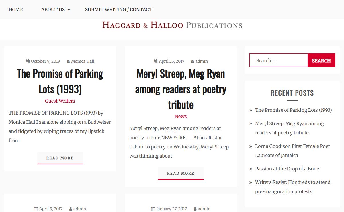 Haggard & Halloo Publications