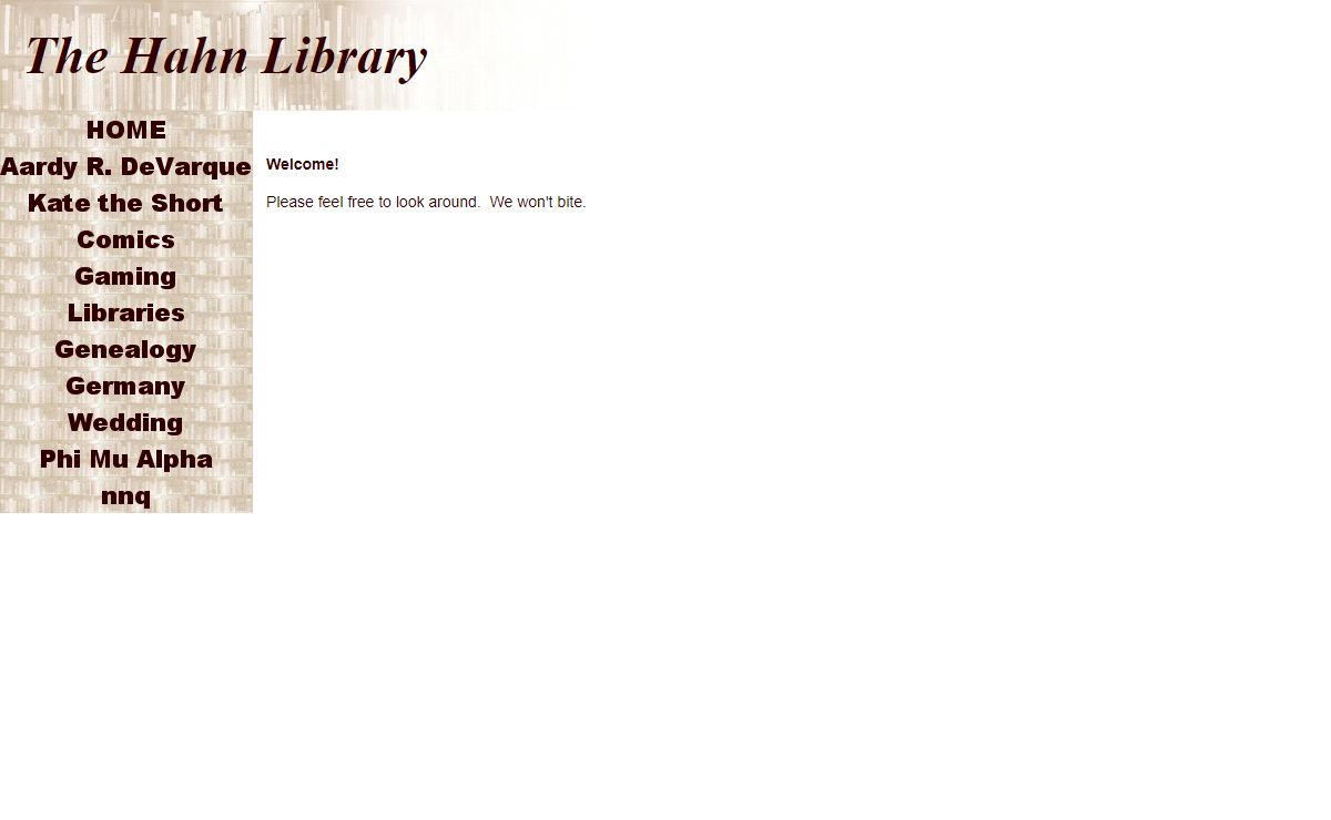 The Hahn Library