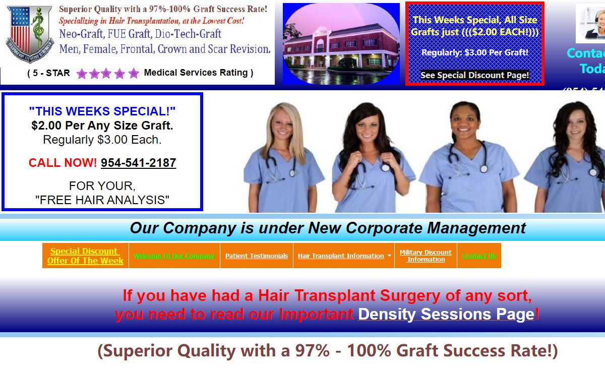 Lowest Cost Hair Transplant | $2.00 Per Graft | $1000 Travel Credit! | Neo-Graft | FUE Graft | Dio-Tech-Graft