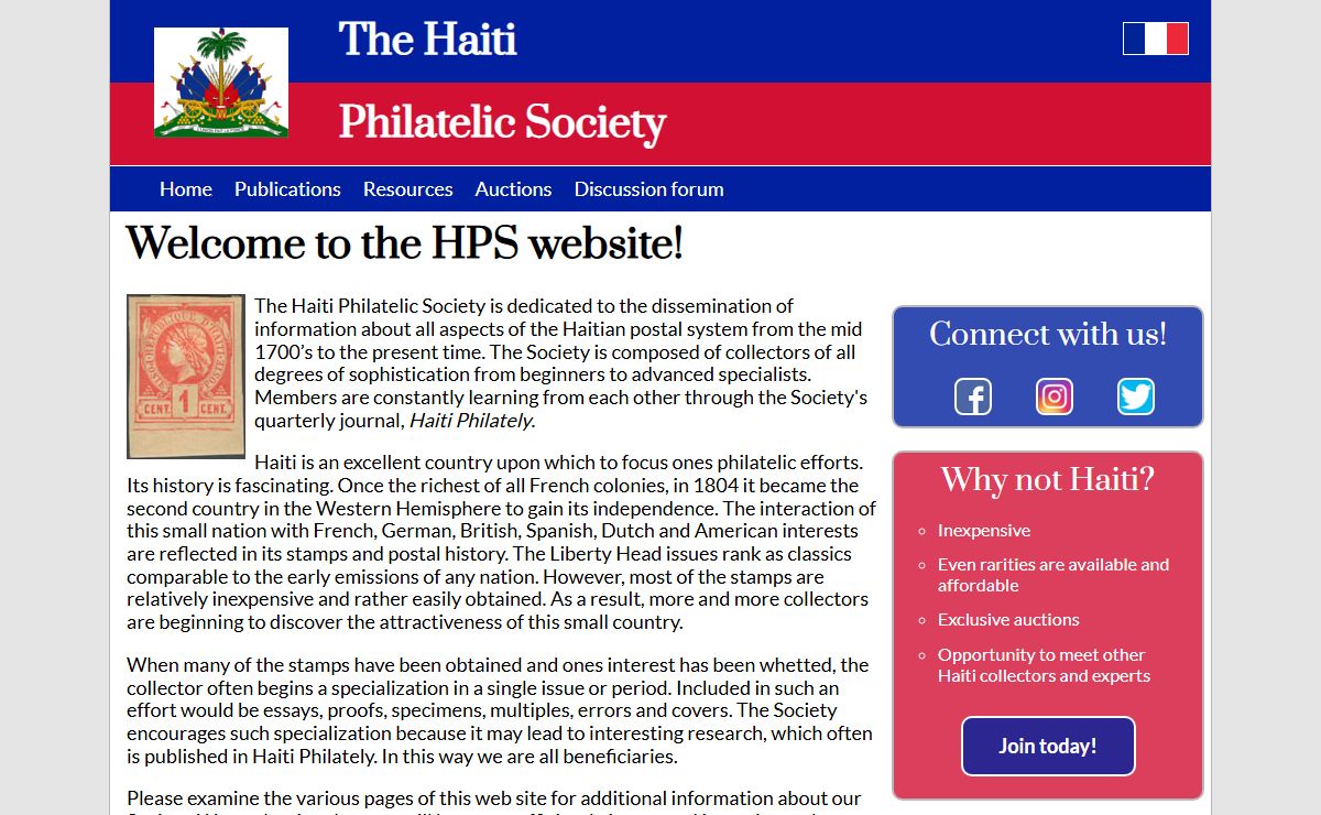 Haiti Philatelic Society - Home Page