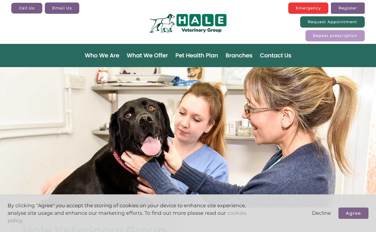 Hale Vets | Gold Standard Pet Care in Wiltshire
