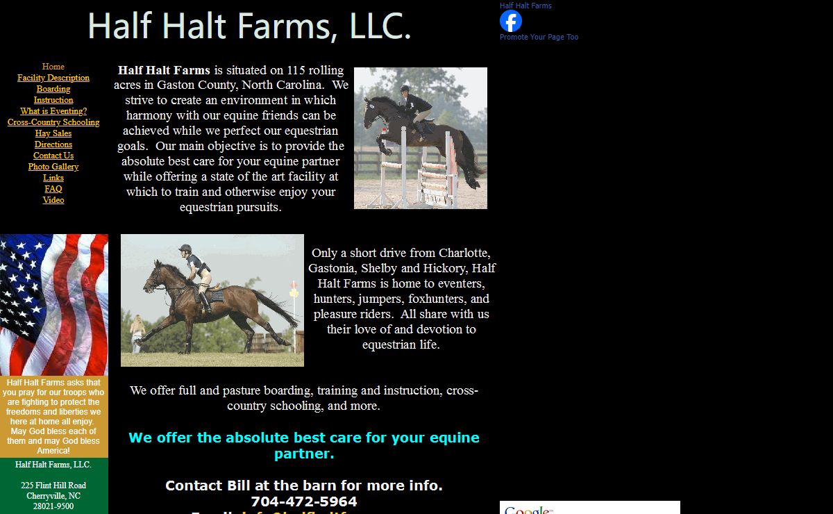 Half Halt Farms - Home