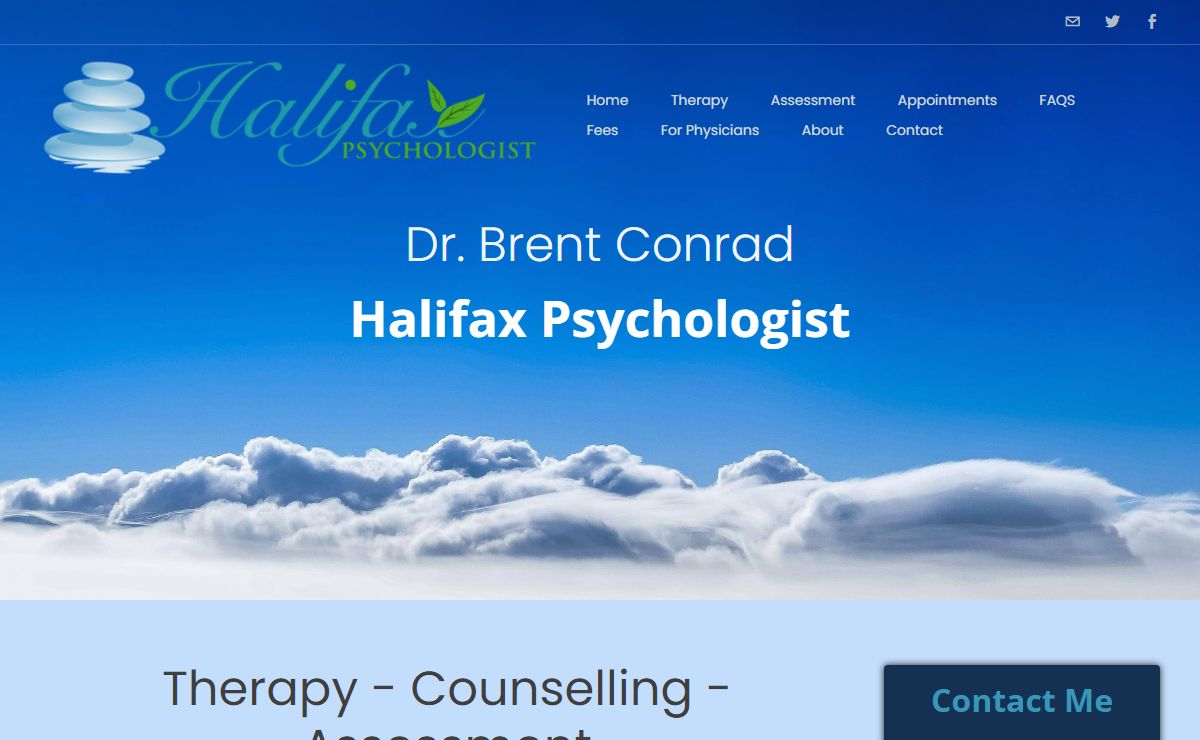 Halifax Psychologist - Dr. Brent Conrad - Therapy in Nova Scotia