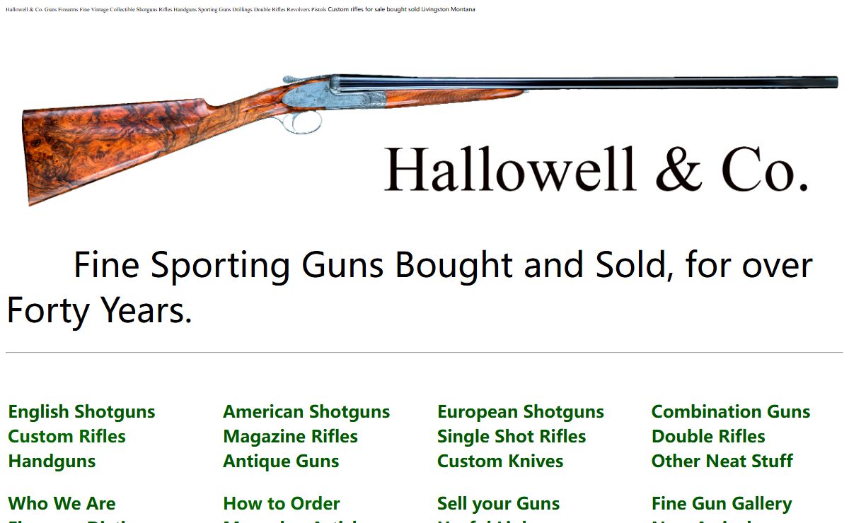 Hallowell & Co., Fine Sporting Guns