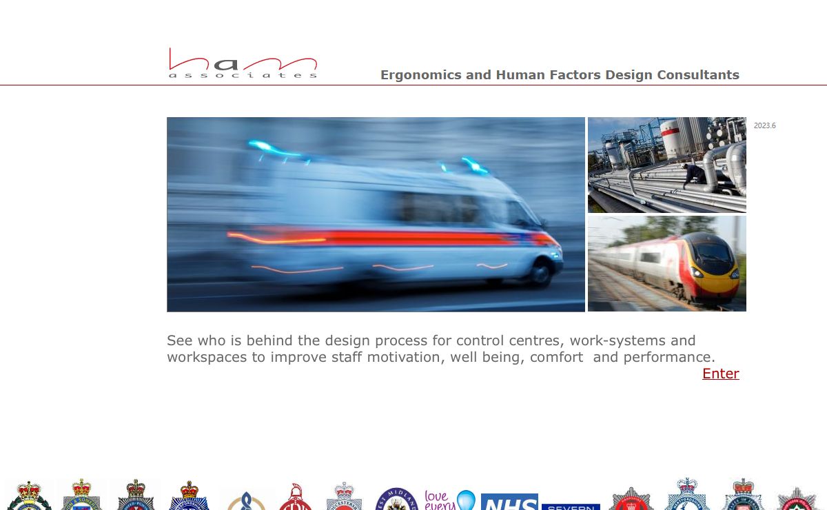 HAM Associates - Human Factors, ergonomics design & usability consultancy