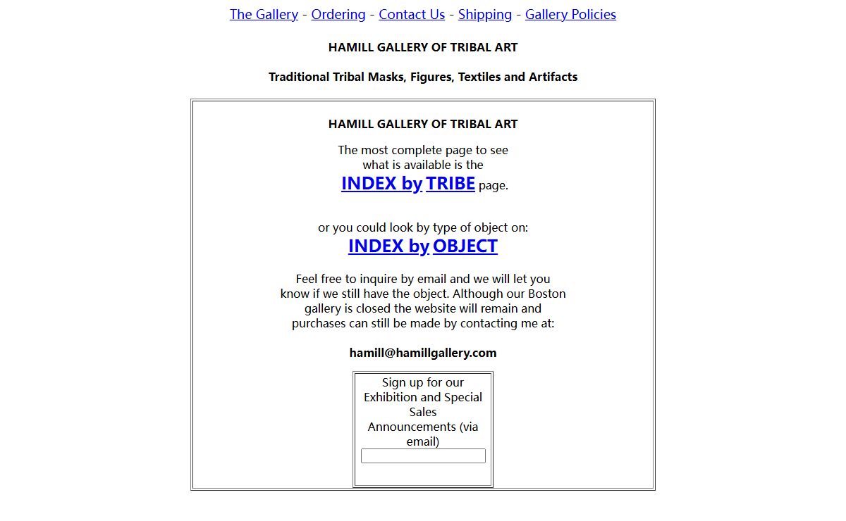 Hamill Gallery of Tribal Art
