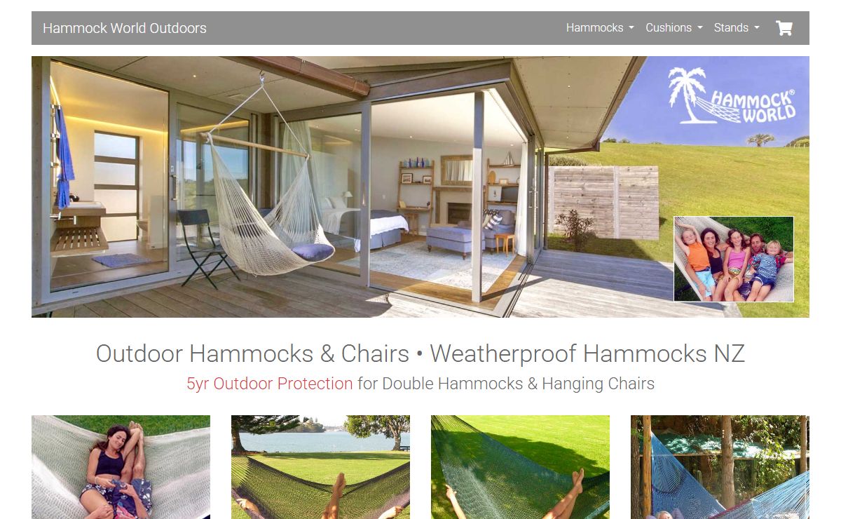 Hammock World Outdoors Hammock & Chair 5-yr Warranty
