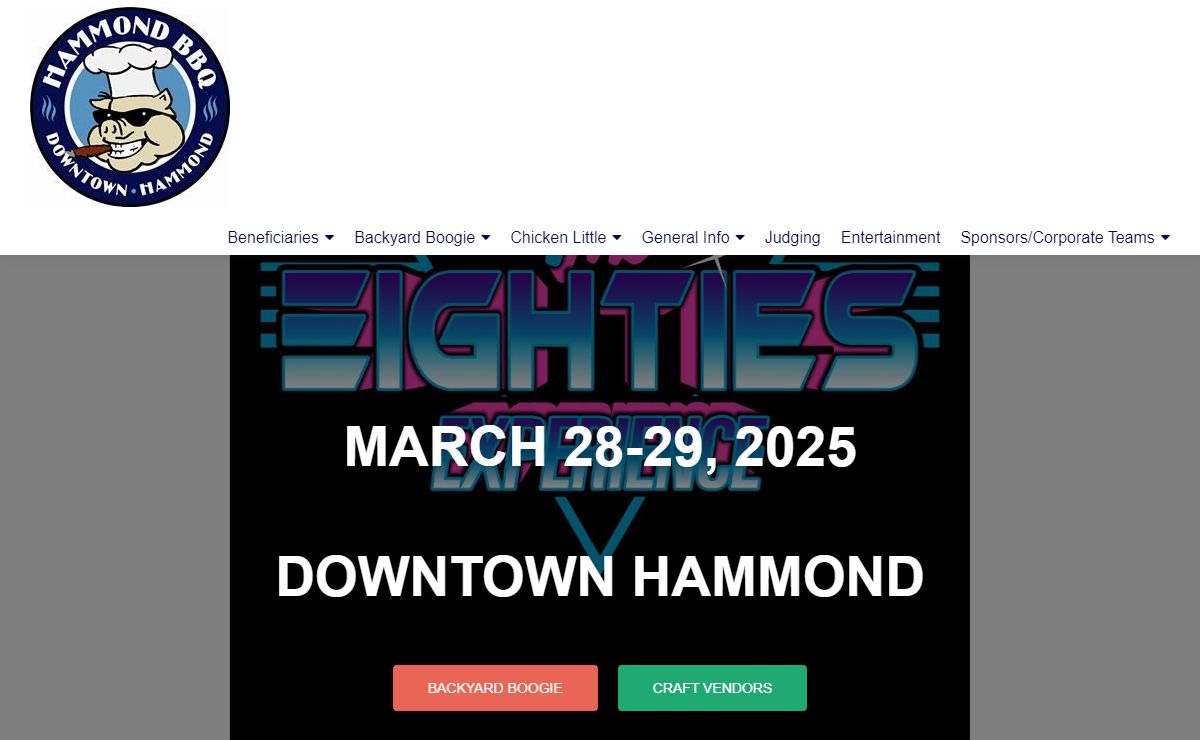 Hammond BBQ – Downtown Hammond • Supporting charities in Hammond, America