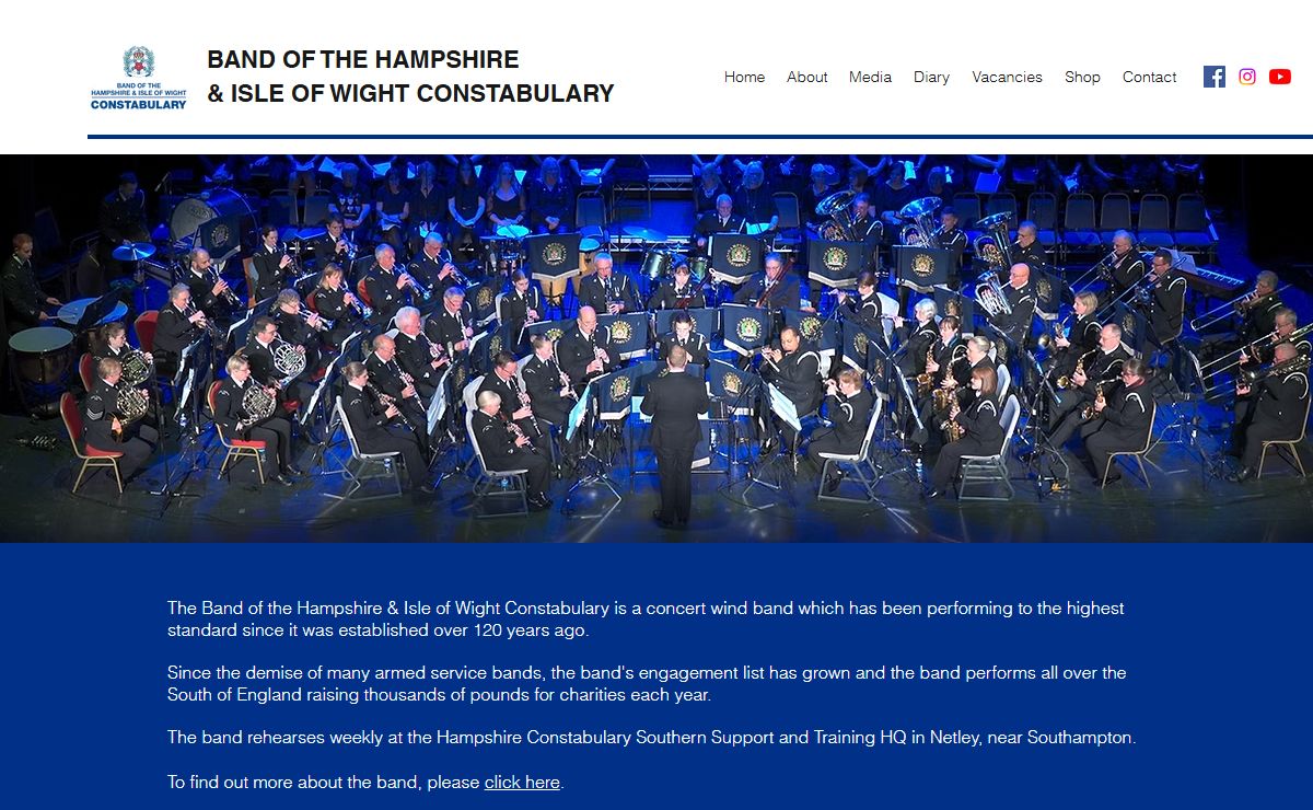 Band of the Hampshire & Isle of Wight Constabulary | wind band | concerts | Hampshire, UK