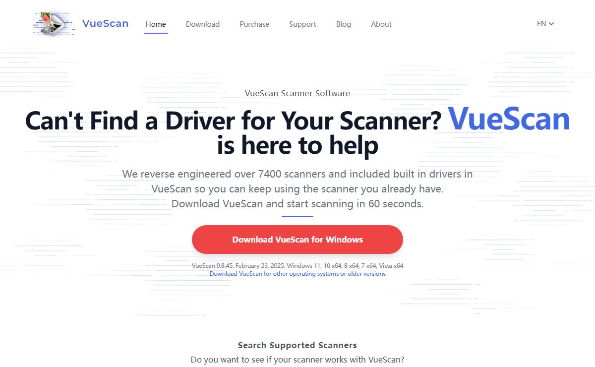 VueScan Scanner Software for macOS, Windows, and Linux