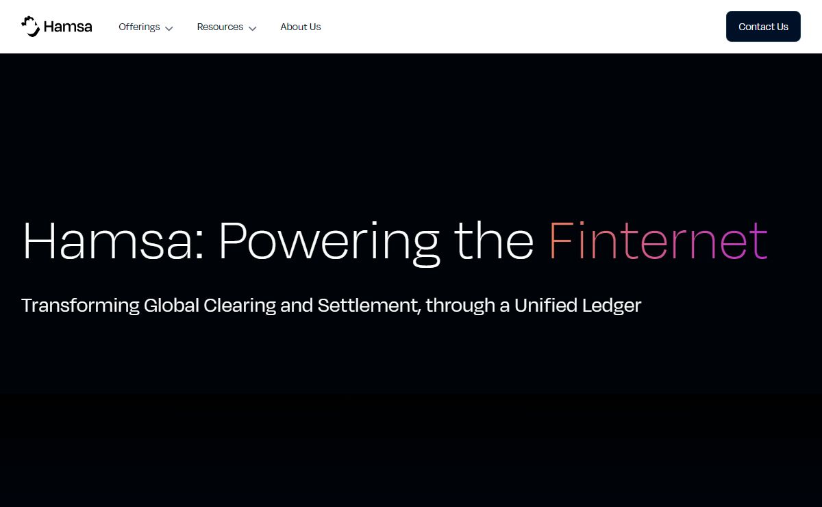 Hamsa | Powering the Finternet