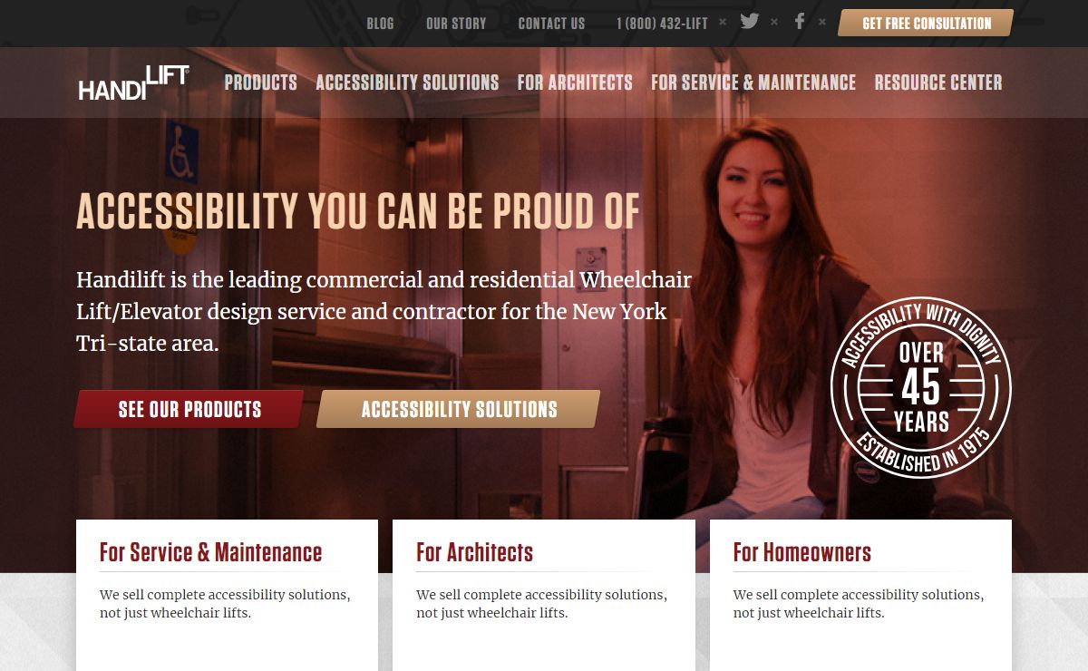 Wheelchair Lifts & Accessibility Solutions | Handi-Lift, Inc.