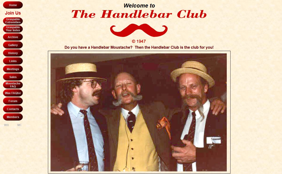 The Handlebar (Moustache) Club