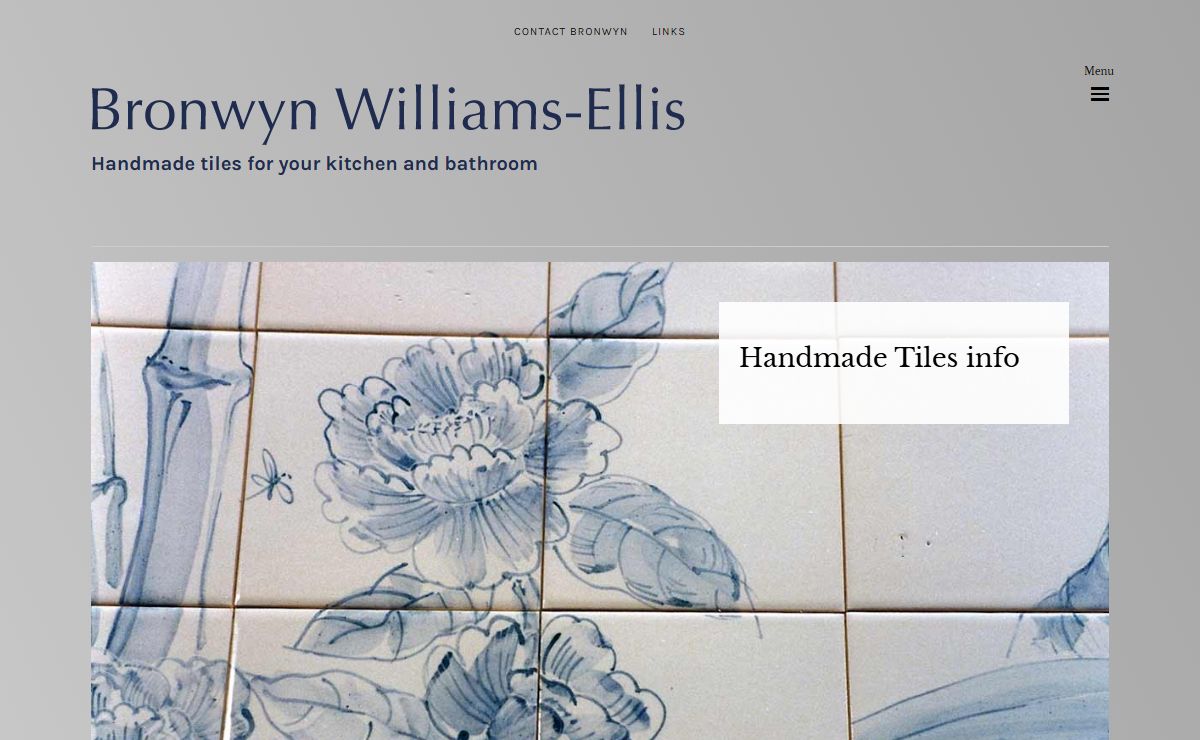 Bronwyn Williams-Ellis - Handmade tiles