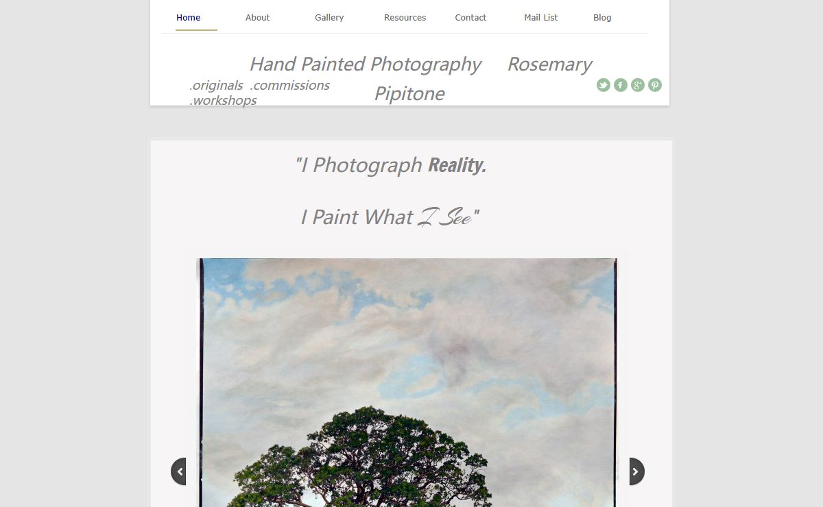 Hand Painted Photography ~ Rosemary Pipitone