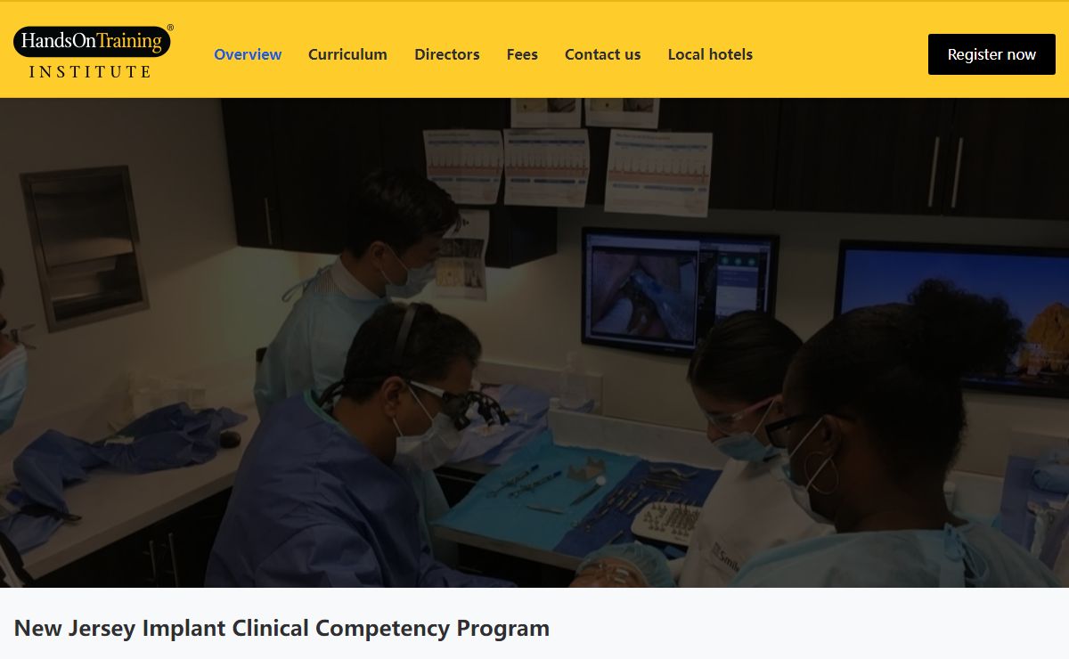 Hands On Training Institute - New Jersey Implant Clinical Competency Program