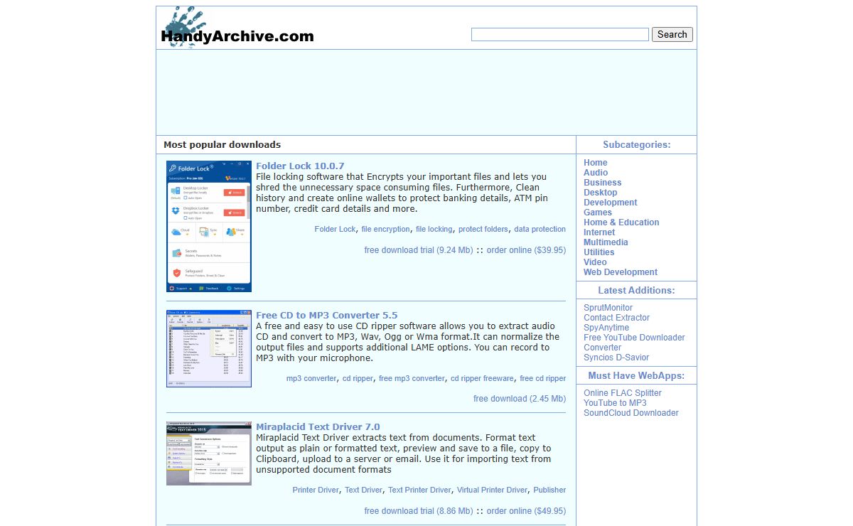 Freeware & Shareware downloads