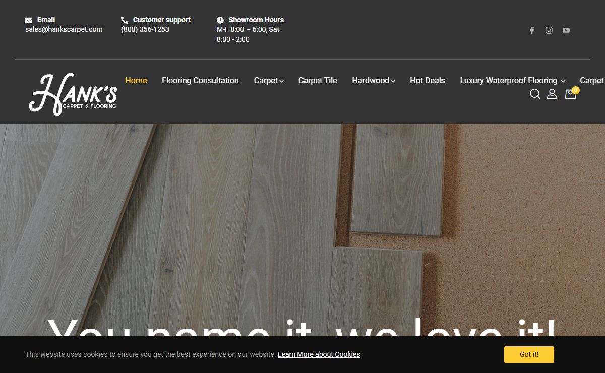 Welcome to Hank's Carpet! Wholesale Carpet Outlet | Shaw Carpet Prices – Hank's Carpet, Inc.