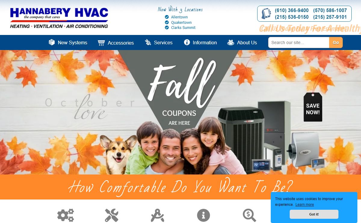 Hannabery HVAC | Your local Heating & Cooling Company