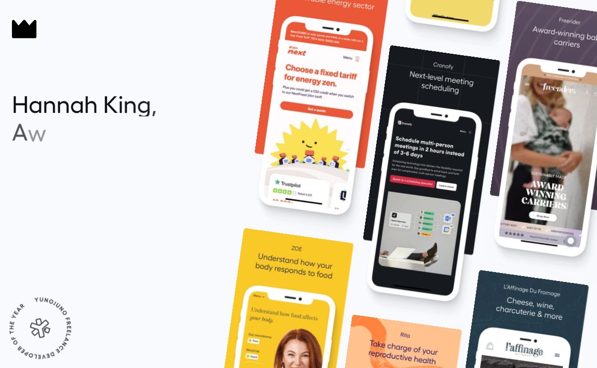Hannah King ⚡️ Award-winning Creative Developer