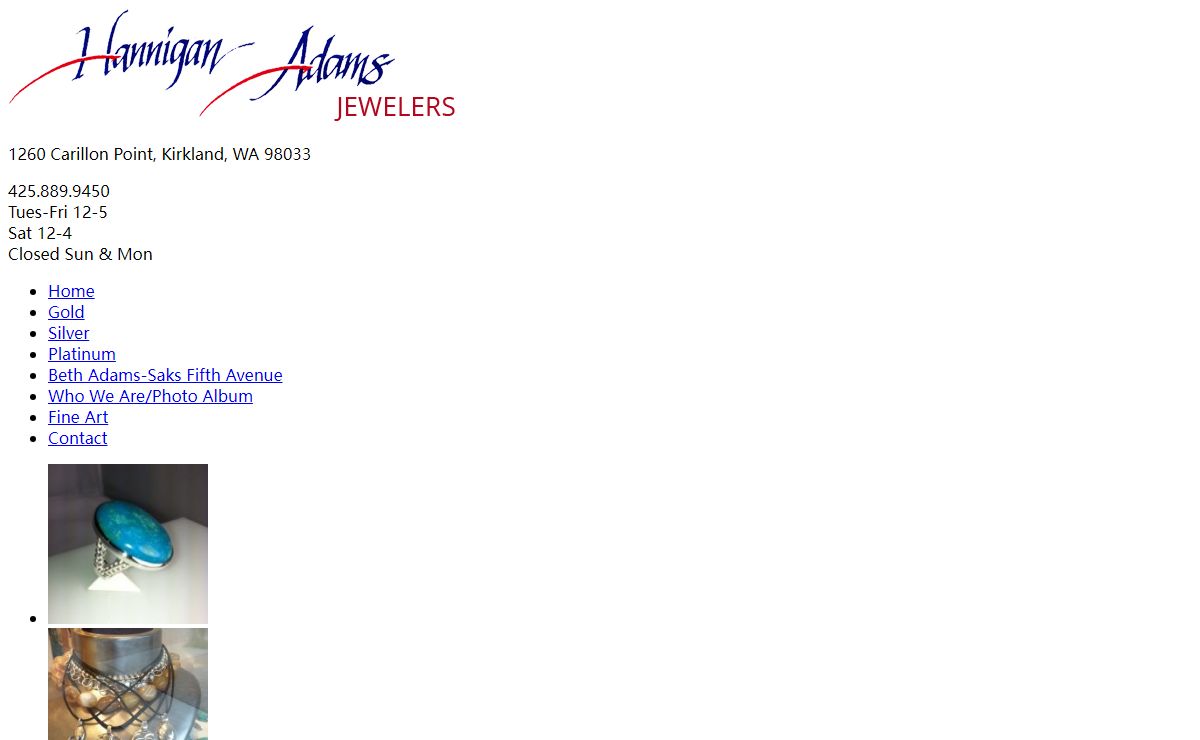 Beth Adams and Frank Hannigan Jewelers - Fine Jewelry Seattle