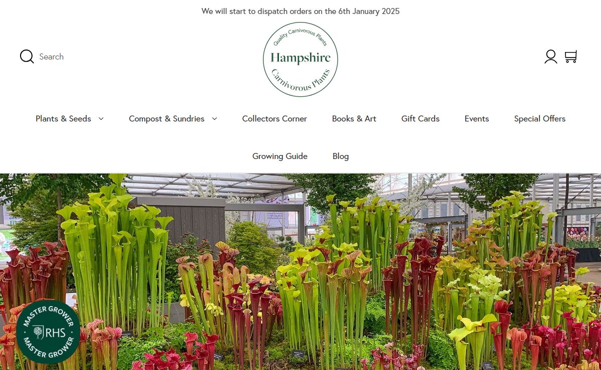 Carnivorous Plants | Venus Fly Traps - Hantsflytrap
