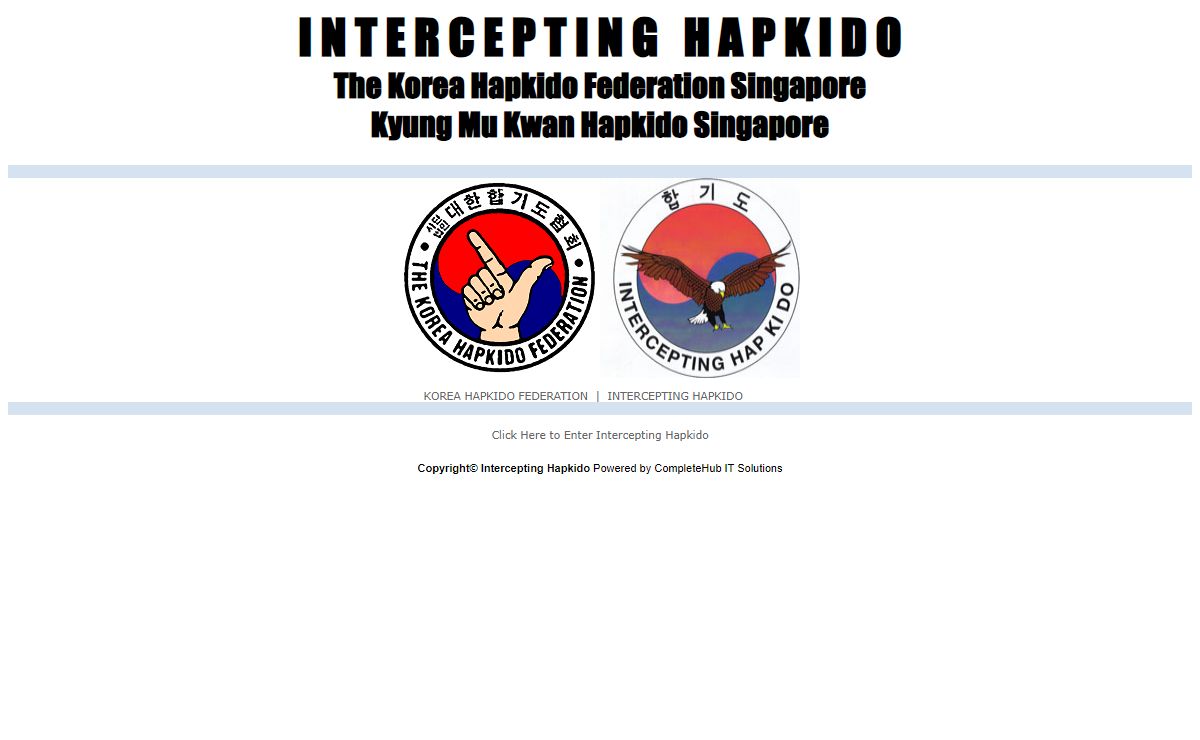 Intercepting Hapkido