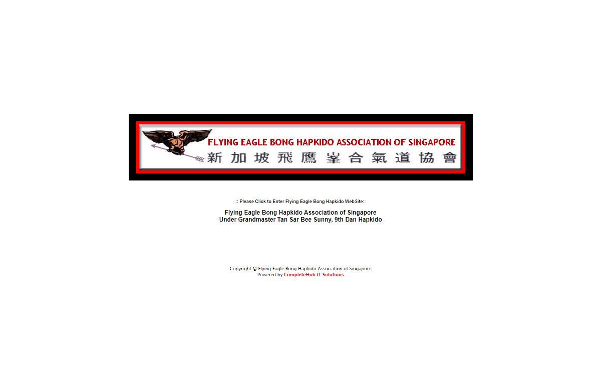 Singapore Hapkido - Flying Eagle Bong Hapkido Association of Singapore