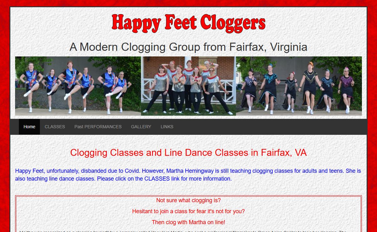 Happy Feet Cloggers from Fairfax, Virginia